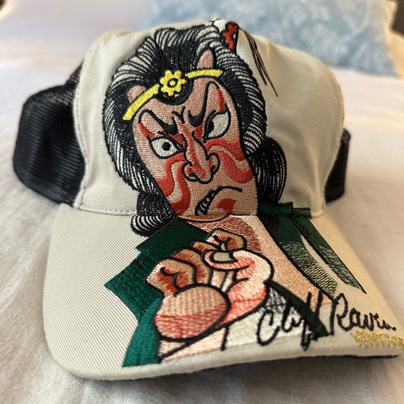 Y2K Vintage Cliff Raven Samurai Hat - Picture 1 of 4